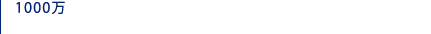 1000万
